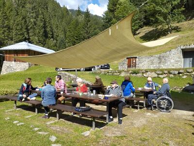 pic nic in montagna