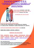 BANDO CORSO O.S.S.  "OPERA ARMIDA BARELLI" ANNO 2025/2026