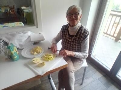 Torta di mele fase 1