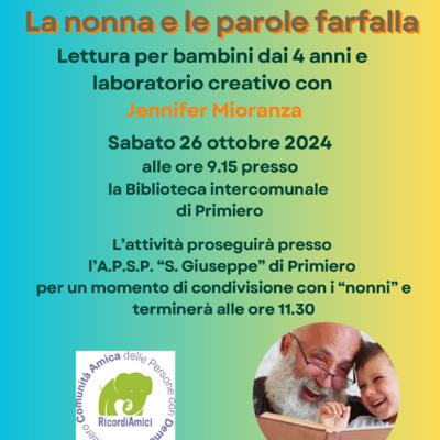 LA NONNA E LE PAROLE FARFALLA