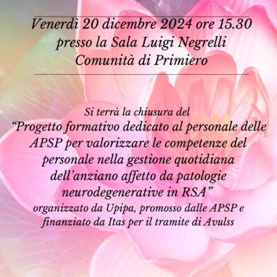 Progetto formativo sulle patologie neurodegenerative