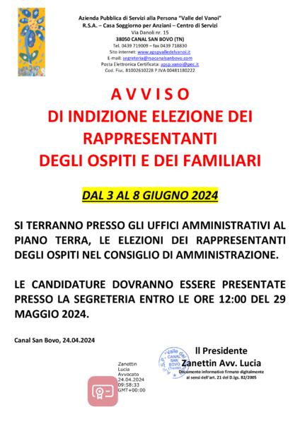 <figcaption>Avviso elezione</figcaption>