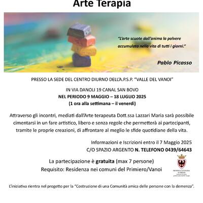 Progetto Arte Terapia edizione 2025