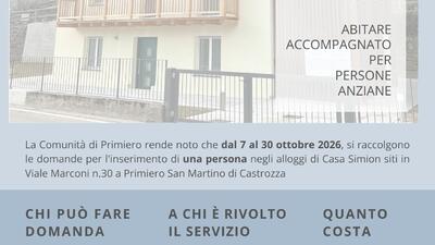 CASA SIMION - ABITARE ACCOMPAGNATO PER PERSONE ANZIANE
