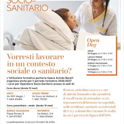 BANDO ISCRIZIONI CORSO OSS OPERA ARMIDA BARELLI