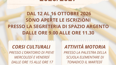 UNIVERSITA' DELLA TERZA ETA' E DEL TEMPO DISPONIBILE