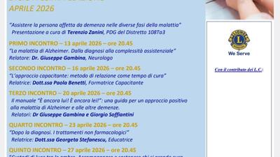 ALZHEIMER - CORSO PRATICO PER FAMILIARI E OPERATORI DOMICILIARI