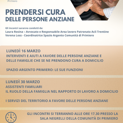 PREDERSI CURA DELLE PERSONE ANZIANE